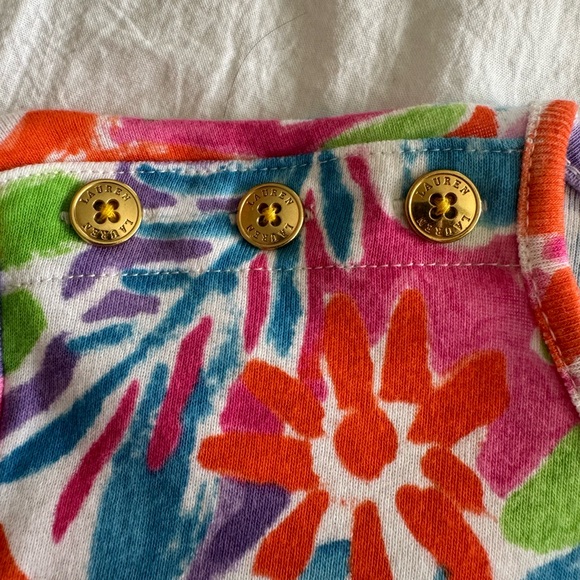 Lauren Ralph Lauren Short Sleeve Floral Top - Picture 2 of 6